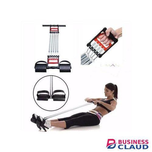 Fitness Chest Expander AndTummy Trimmer 5 Calibrated Spring