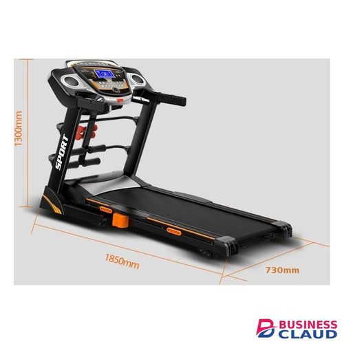 SPORT T400MS Auto Incline 3.0HP Motor Power Electric Treadmill with free Dumbbells and Massanger Belt