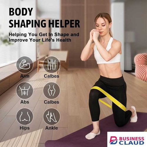Resistance Bands for Working Out, Exercise Bands Resistance Bands Set with 5 Resistance Levels, Multi-Colored Workout Bands for Indoor & Outdoor Fitness, Leg Strength Training, Yoga