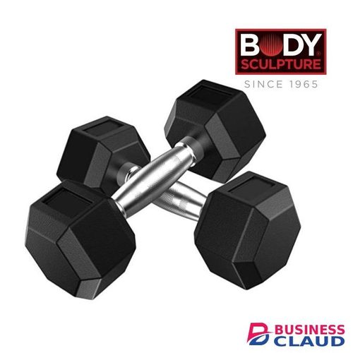 Body Sculpture 1 Piece Of 34kg Rubber Dumbbell