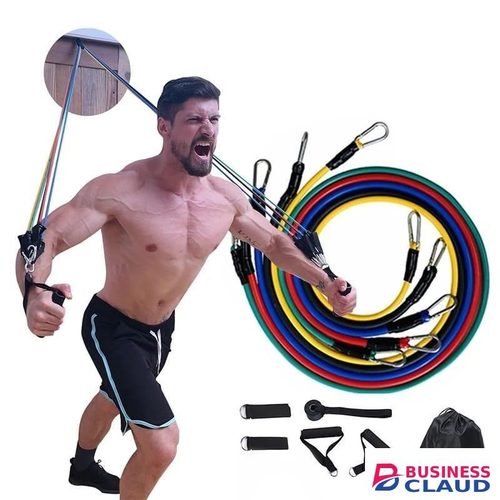 Multi Function 11 Pieces / Set Of Rope Fitness Resistance Band Crossfit Latex Tube Pedal Athlete Body Training Exercise Yoga