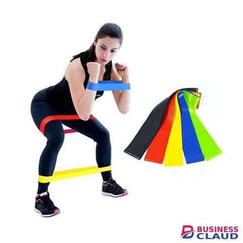 5Pc Different Level Fitness rubber Yoga Resistance Bands perfect for beginners