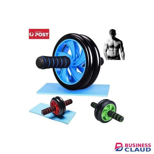 Premium Abs Roller Wheel for Core Training – Home Fitness Abdominal Exercise Equipment for Men & Women, Dual-Wheel Stability, Comfortable Grip, Compact Design