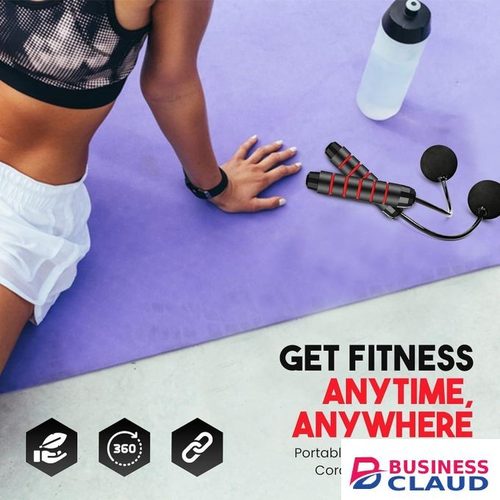 KipFit Ropeless Jump Rope / Skipping Rope For Fitness (Weighted)