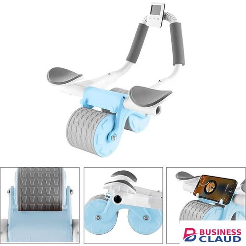 abdominal exercise roller widened double Wheels intelligent timing thickened elbow pads