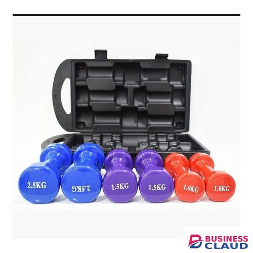 Neoprene Coated Dumbell Set(Packed In A Case)