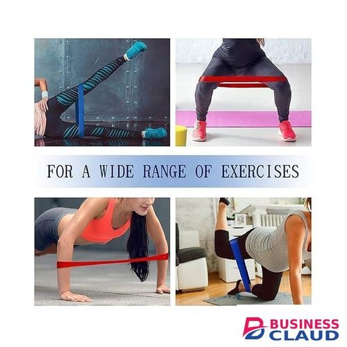 Resistance Bands, Exercise Workout Bands for Women and Men, 5 Set of Stretch Bands for Booty Legs, Pilates Flexbands