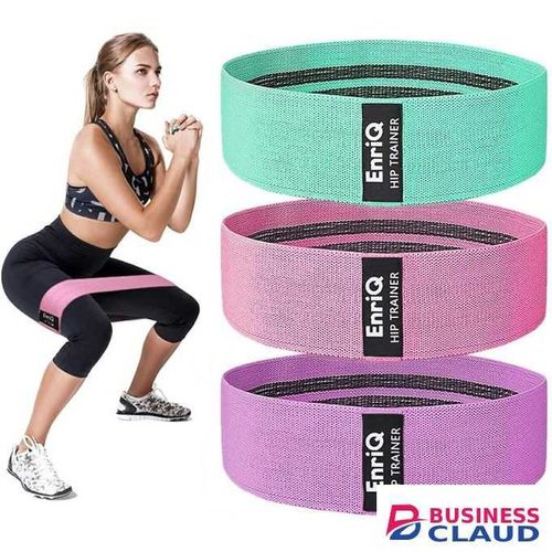 Not Specified Set of 3 Resistance Bands for Legs and Butt