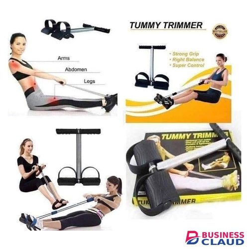 Tummy Trimmer – Waist Trainer Ab Exerciser, Double Spring Resistance Fitness Tool