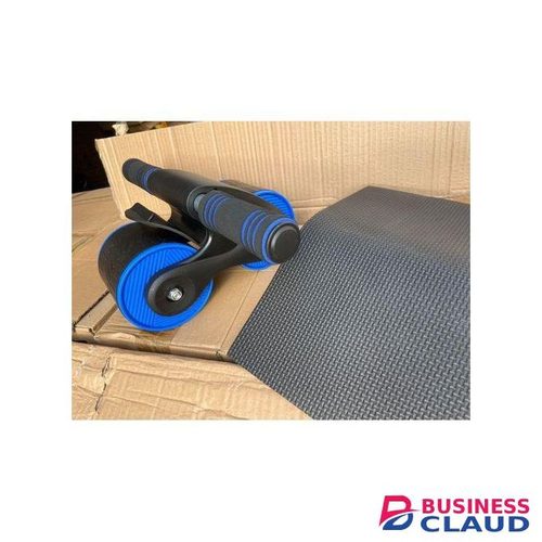 Fitness Ab Roller Coaster Wheel Automatic Rebound Belly Wheel Gym Fitness Double-Wheeled