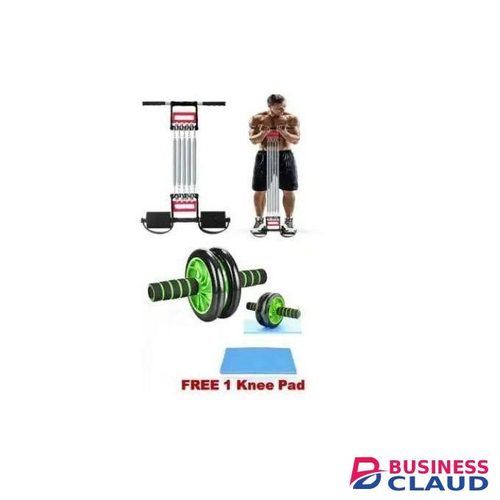 Wheel Abs Roller Workout Arm + Chest Pull Chest Expander For Sports And Fitness Exercise Bands Cut Bellychest Expender Roller