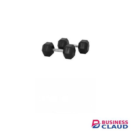 Dumbbells 17.5kg Hexagon Pair Gym Dumbbells