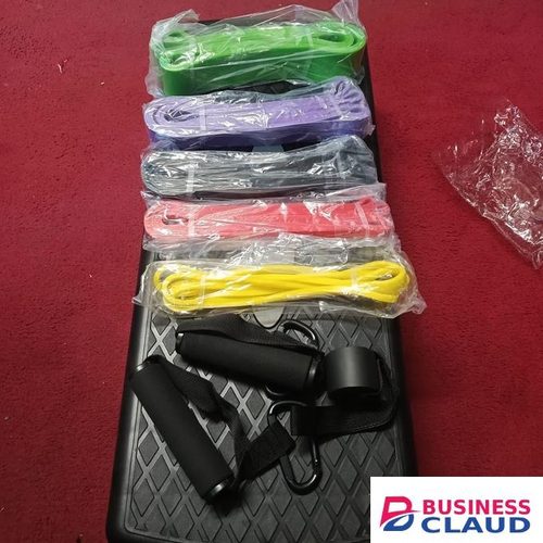 Fitness Long Resistance Band (5pc)- Full Body Stretch & Strength Loop Exercise Band