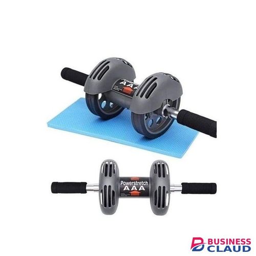 power stretch Ab Roller Wheel, Abs Workout Equipment for Abdominal & Core Strength Training, Home Gym Exercise Wheels for Men Women, with Knee Pad Accessories