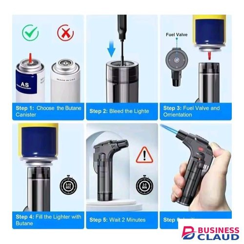 Wholesale High Jet Flame Butane Gas Refillable Adjustable Butane Jet Torch Lighter Flame