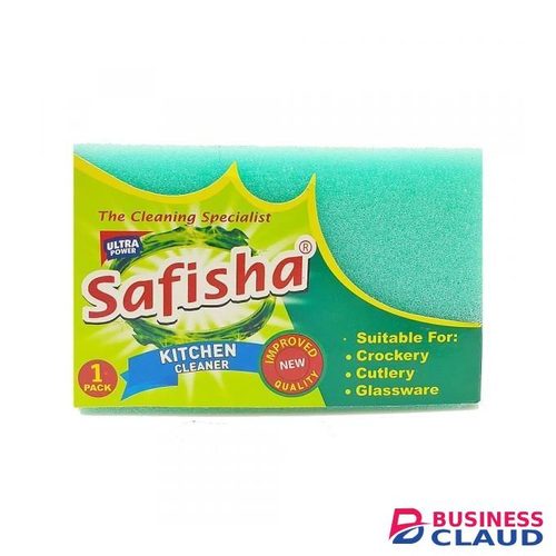 Safisha Kitchen Cleaner (1 Piece) High-Quality Grooved Sponge Effective Cleaning for Dishes, Pots & Pans Gentle on Hands Wholesale Carton (72 Units Available)