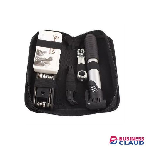 Bicycle Repair Kit (Air Pump, Crowbar, Tire Repair Tool, Wrench and Screwdriver)