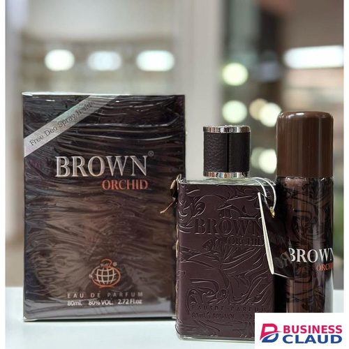 *Brown Orchid with free Deo spray*