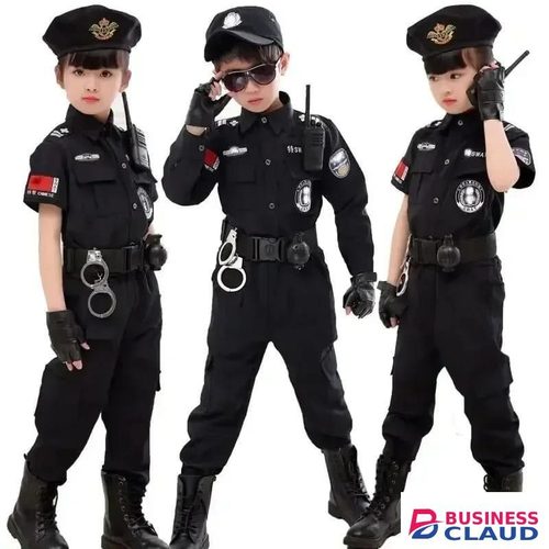 *SWAT Children unisex longsleveeved police costumes *