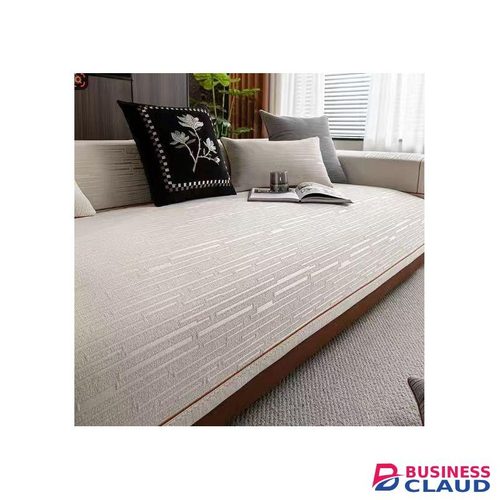 3:2:1:1 Seven Seater Chenille material sofa cover inclusive armrest