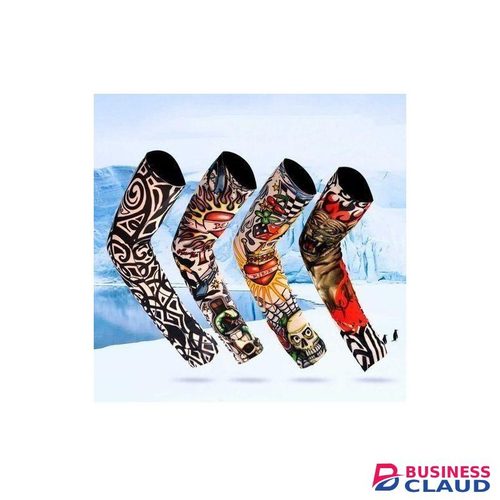 6 Pieces Flower Tattoo Sleeves Sun Protection Outdoor Riding
