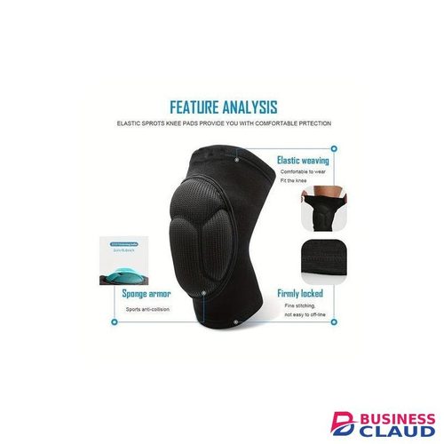 1 Pair Of Thickened Sports Knee Pads And Fitness Knee Pads