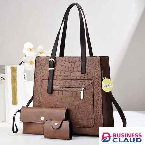 Latest Design Fashion Women's And Ladies Hand Bags 3 IN 1 Set
