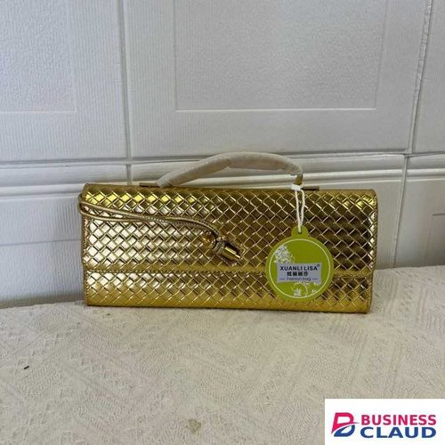 Gold handbag fashion bag