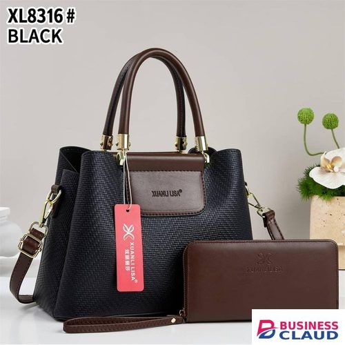 2 IN 1 QUALITY HANDBAG STYLISH LEATHER