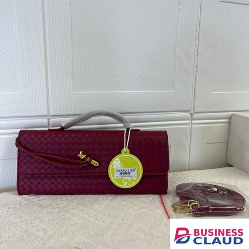 Maroon handbag fashion bag