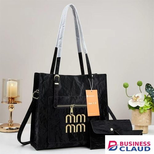 3pcs handbag set, black fashion bag