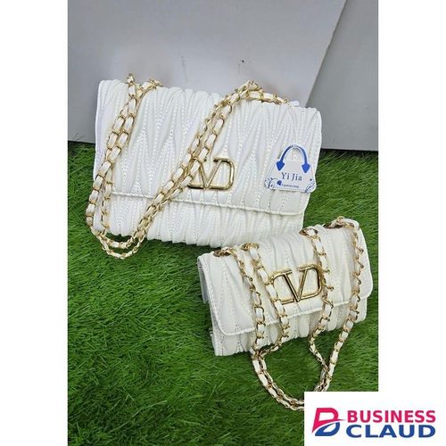 Tote Bag LUXURY V STYLE QUILTED HANDBAG SET