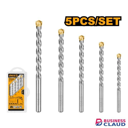 Ingco AKDB3055 5 Pcs masonry drill bits set