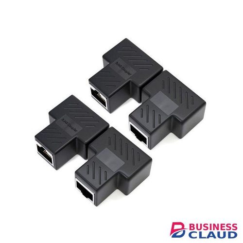 915 Generation 4PCS RJ45 Ethernet Splitter Connector 1 To 2 Splitter Adapter for Simultaneous Internet Access