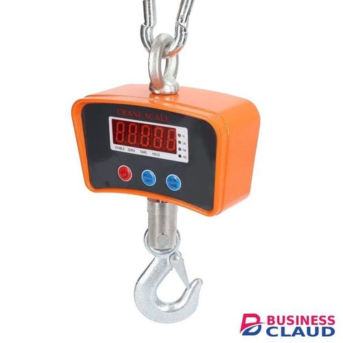 500Kg Electronic Digital Crane Scale High Accuracy Industrial Weighing Crane Scale for Farm, Fishing, Hunting Garage
