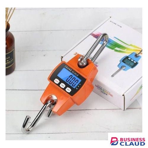 300kg Mini Crane Scale – Heavy-Duty Industrial Digital Hanging Scale with High-Precision Sensors and Reinforced Stainless Steel Hooks for Farm, Hunting, and Warehouse
