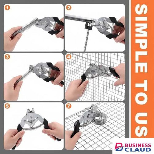 Type M Hog Nail Cage pliers + 600pcs M rings