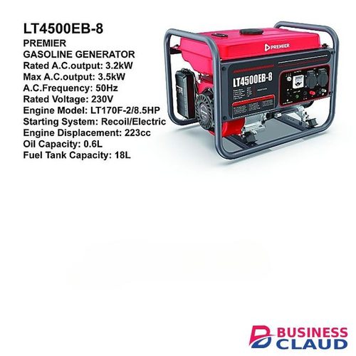 Premier 3.5KW Petrol Generator for Home and Business