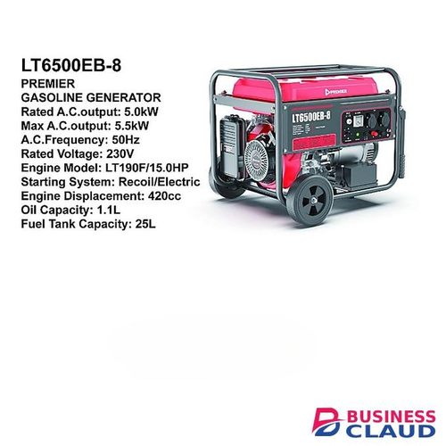Premier Powerful Petrol Generator for Home and Office