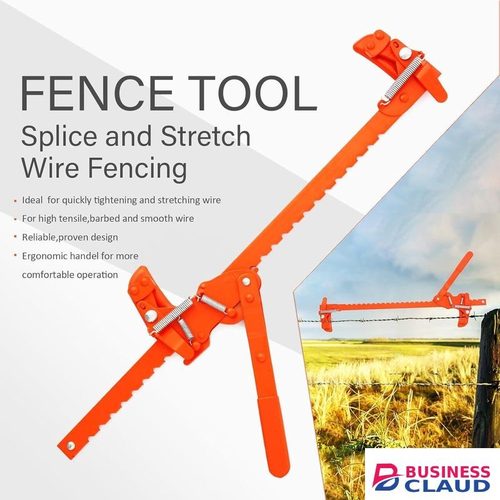 Heavy Duty Carbon Steel Fence Stretcher Tool, Fence Fixer and Splicer for Agricultural, Ranch & Residential Fence