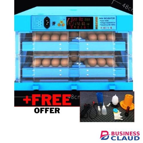 Egg Capacity ACDC Egg Incubator for Poultry Farmers – Affordable, Efficient, Dual Power