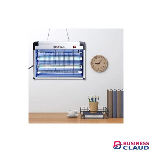Indoor Electric Mosquito Zapper with 2800V Grid, Dual 20W UV Bulbs, and Family-Safe Protective Cover for Kitchens, Bedrooms, and Dining Areas