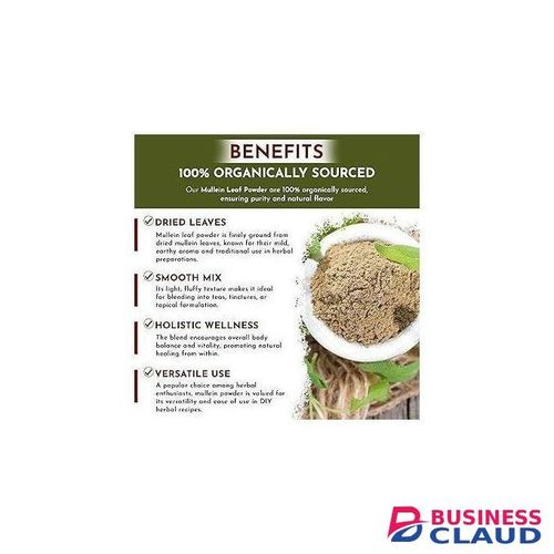 Mullein Powder For Mullein leaf extract Offers natural health support For the respiratory system,and healthy Mucous membranes, Support your respiratory and immune system, any season with the help of mullein