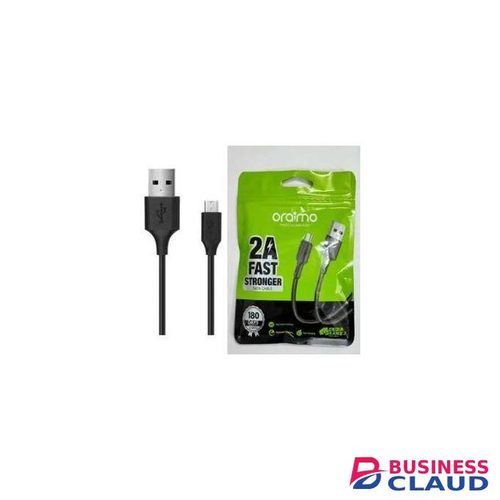 Oraimo M53 Micro-USB Cable 1m, Fast Charge and Data Sync Cable for Android Devices, Black