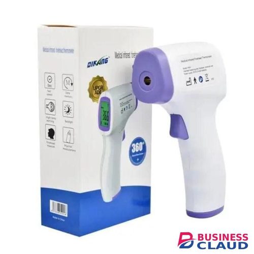 Medical Infrared Forehead Non Contact Thermometer (Thermogun): A Non-contact Thermometer That Quickly Measures Temperature On The Forehead With Memory Storage And A Backlit Display For Easy Reading