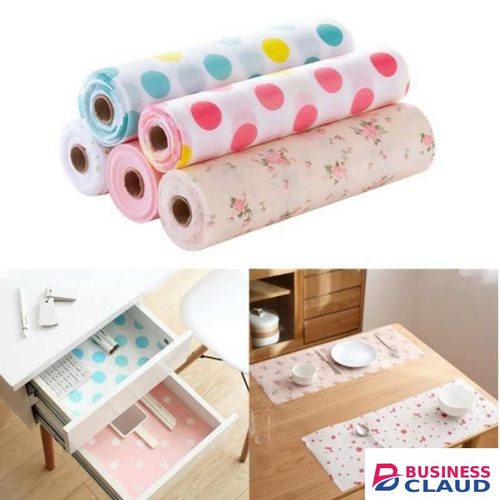 Kitchen Liner 30 ×500cm – Non-Slip, Waterproof & Easy to Cut for Home Storage and Kitchen Use