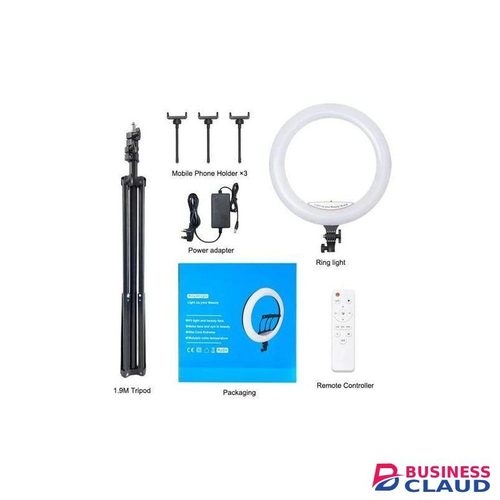 22 inch Ring Light With 3 Phone Holders And A Tripod Stand