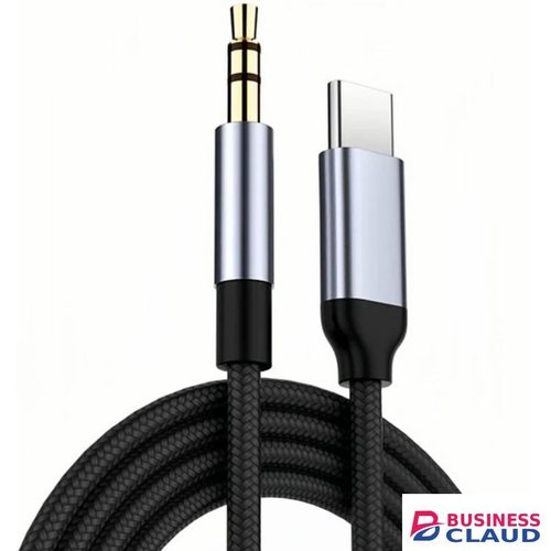 USB C to 3.5mm Audio Aux Jack Cable 1m Type C to 3.5mm Headphone Car Stereo Cord for iPhone 15 Pro Max 15 Pro 15 Plus 15 iPad Pro Samsung S24 S23 S22 S21 and More - Grey