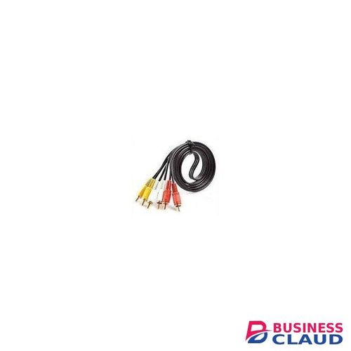 3-in-1 AV Cable - Tri-color (Red/Yellow/White) Transmit clear audio and video with high quality and easy connectivity