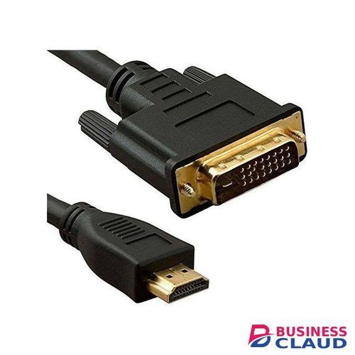 HDMI To DVI-D (24+1) Cable 1m - Superior Quality For High Definition Video Transmission